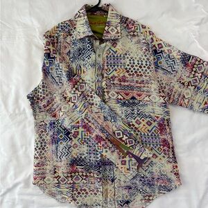 Robert Graham Multicolor Geometric Shirt